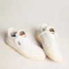 Męskie buty Tenth Star z białej skóry