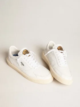 Męskie buty Tenth Star z białej skóry
