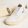 Męskie buty Tenth Star z białej skóry