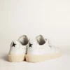 Męskie buty Tenth Star z białej skóry