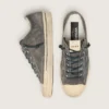 Męskie buty V-Star z czarnego zamszu z czarną skórzaną gwiazdą