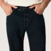 Męskie dżinsy o wąskim kroju z elastycznego denimu w kolorze ciemnego indygo