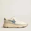 Running Sole z nappy z niebieską skórzaną gwiazdą i zamszową wstawką