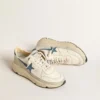 Running Sole z nappy z niebieską skórzaną gwiazdą i zamszową wstawką