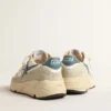 Running Sole z nappy z niebieską skórzaną gwiazdą i zamszową wstawką