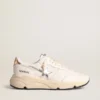 Running Sole z nappy ze srebrną gwiazdą i złotą skórzaną wstawką na pięcie