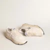 Running Sole z nappy ze srebrną gwiazdą i złotą skórzaną wstawką na pięcie