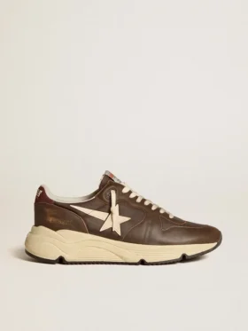 Running Sole z nylonu i skóry z gwiazdką z TPU oraz nakładką na piętę z nubuku