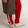 Sneakersy Sky-Star z charakterystycznym logo na kostce i wstawkami ze skóry kucyka w panterkę
