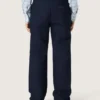 Spodnie chino Journey unisex z niebieskiego płótna bawełnianego z haftowanym logo