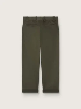 Spodnie chino w kolorze wojskowej zieleni z kolekcji Golden Collection