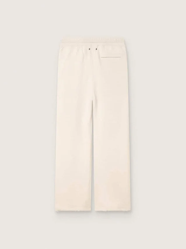 Spodnie dresowe Star unisex z polaru w kolorze vintage white