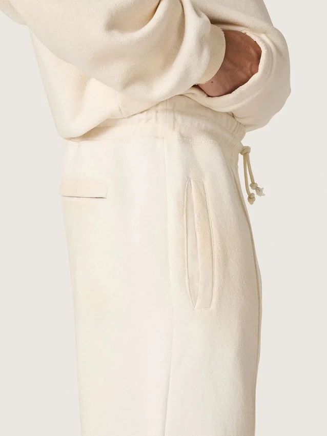 Spodnie dresowe Star unisex z polaru w kolorze vintage white