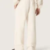 Spodnie dresowe Star unisex z polaru w kolorze vintage white