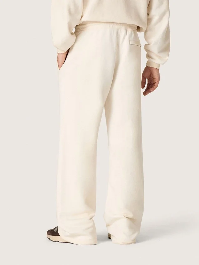 Spodnie dresowe Star unisex z polaru w kolorze vintage white