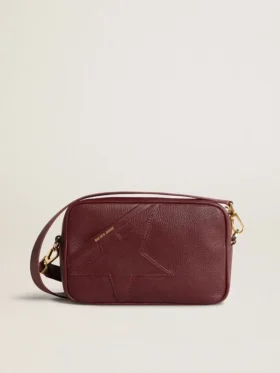 Star Bag z winnej czerwieni ze gwiazdą w tym samym odcieniu