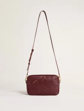Star Bag z winnej czerwieni ze gwiazdą w tym samym odcieniu