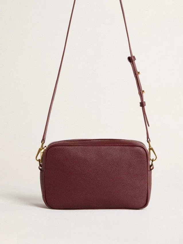 Star Bag z winnej czerwieni ze gwiazdą w tym samym odcieniu