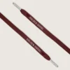 Sznurowadła Burgundy LTD z haftowanymi sercami i kontrastowym logo