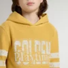 Żółta bluza dziecięca z nadrukiem w stylu vintage