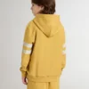 Żółta bluza dziecięca z nadrukiem w stylu vintage