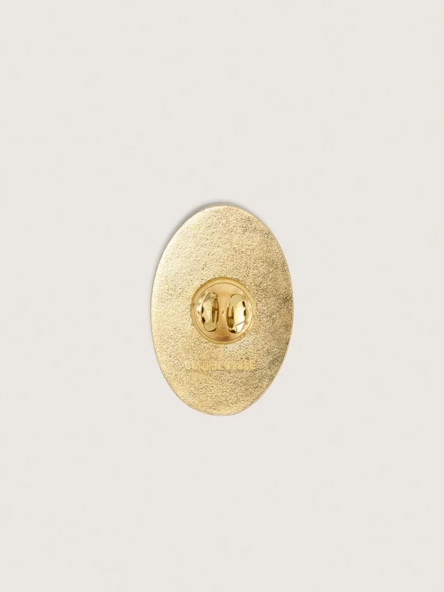 Zestaw dwóch przypinek „Frutteria Golden”
